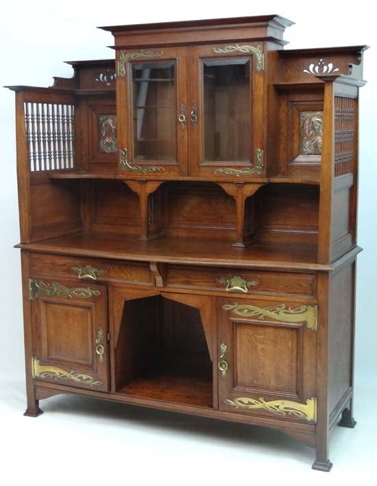 Arts And Crafts Oak Dresser Sold For £1500
