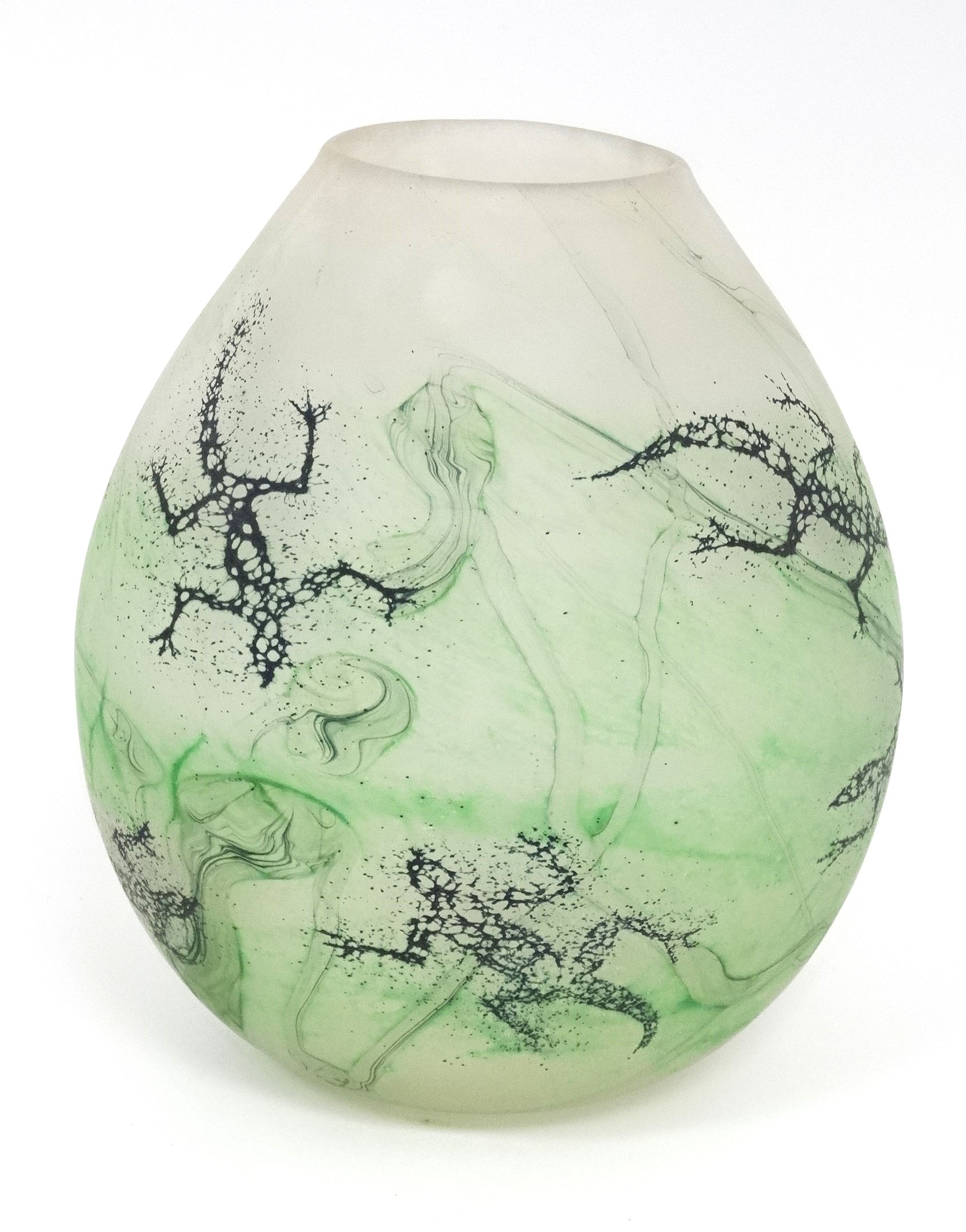 Siddy Langley Studio Glass Vase Sold For £120