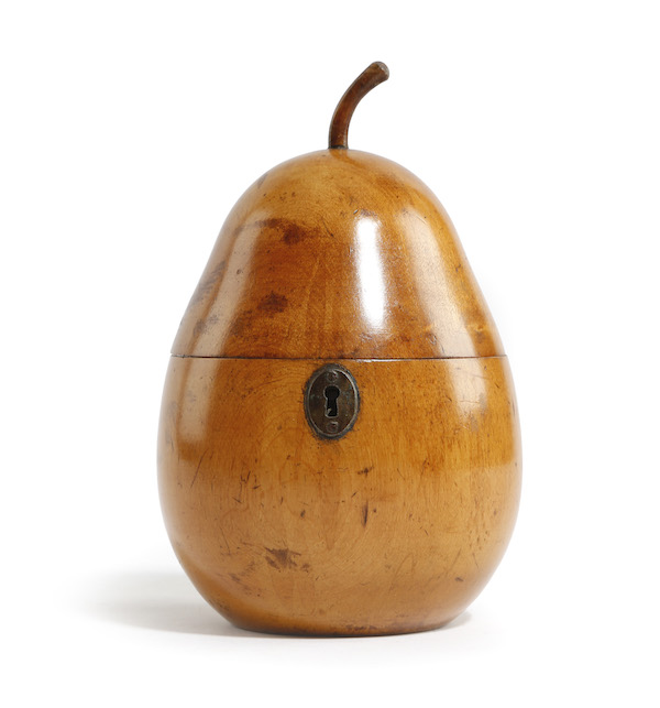 Treen Pear Shaped Teacaddy Sold For £1200