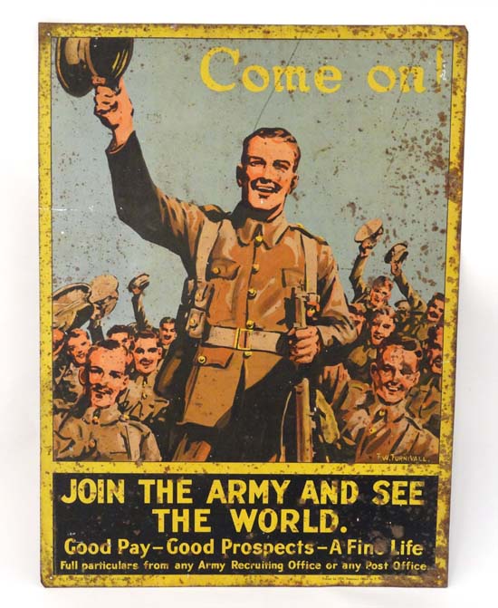 British Army Recruitment Sign Sold £100