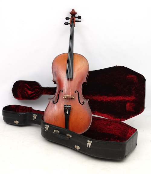 Cello Labelled Giuseppe Fiorini Da Bologna Sold For £4000