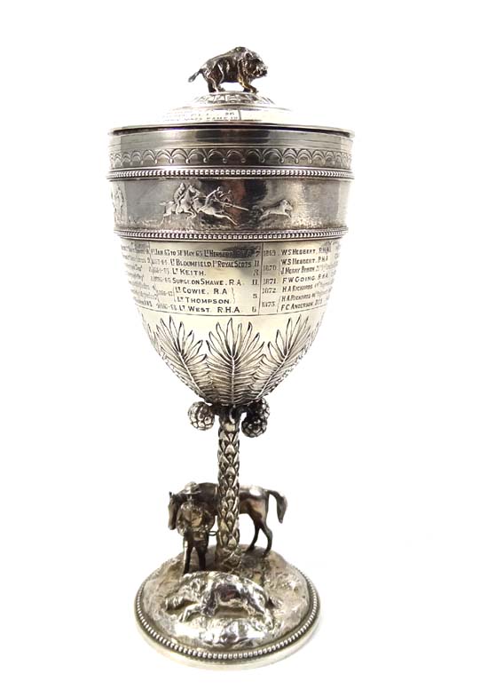 Victorian Hallmarked Silver Trophy Cup Sold For £1200