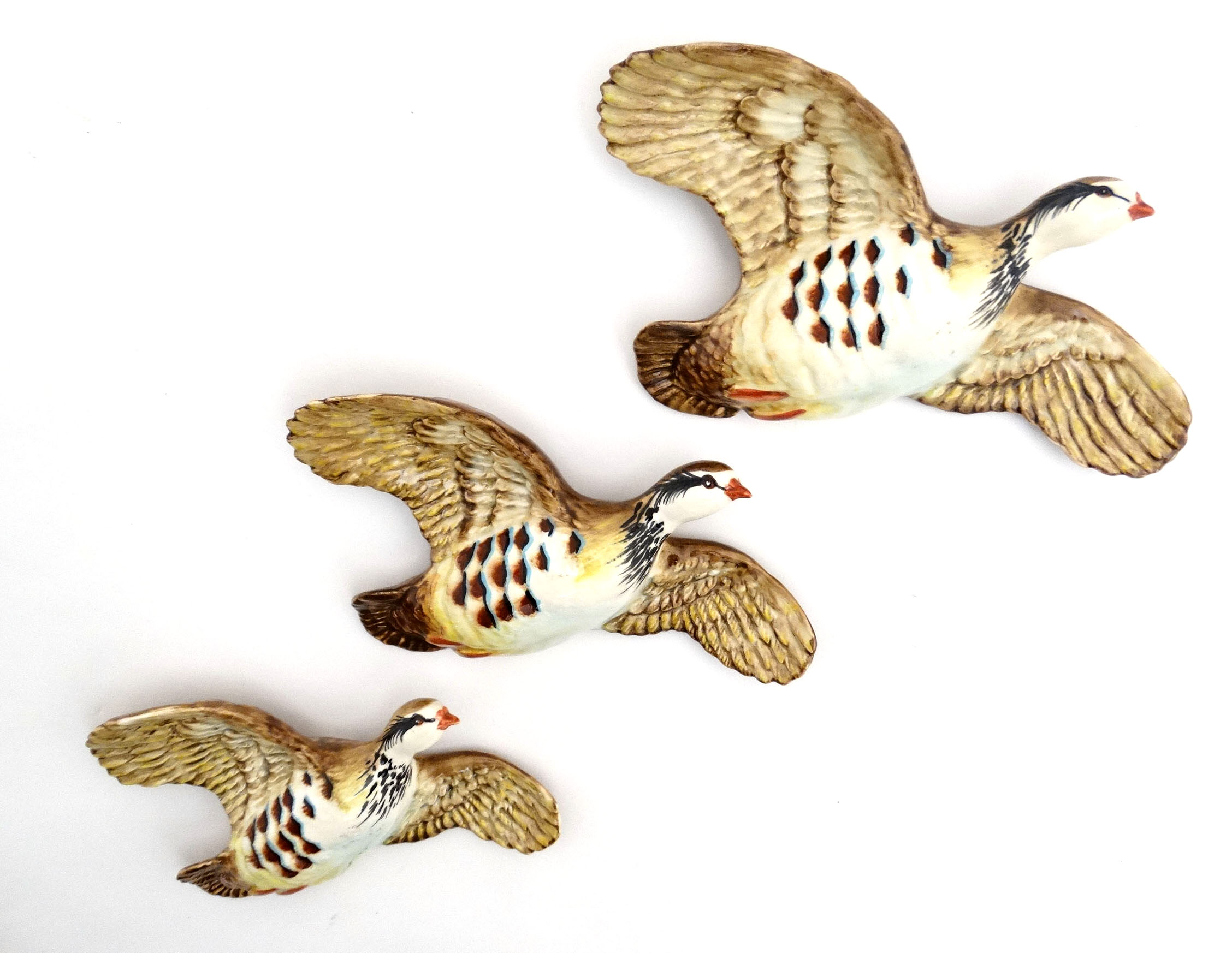 Beswick Graduated Wall Hanging Partridge Sold For £160