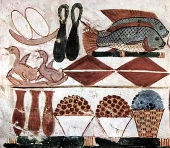 Fig. 1 - Still Life Found in the Tomb of Menna,